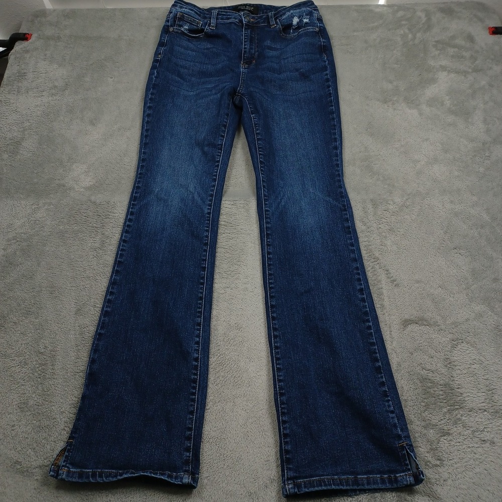 Judy Blue Jeans Womens 30 Blue Denim High Rise Bootcut Preppy Casual